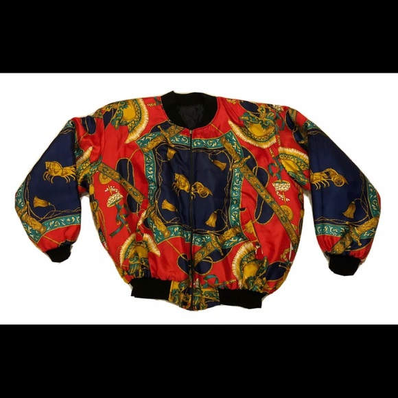 VINTAGE MADE IN USA PICASSO SILK LIGHT Sz XL - Picture 3 of 4